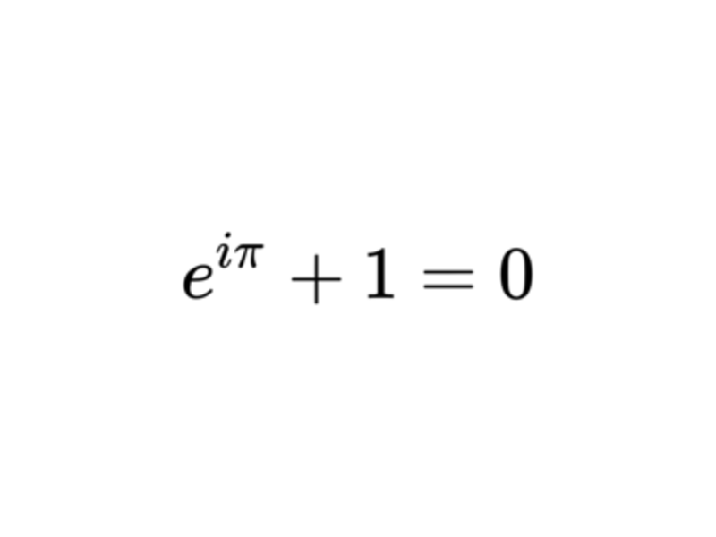 L'identité d'Euler est considérée comme la plus belle expression mathématique